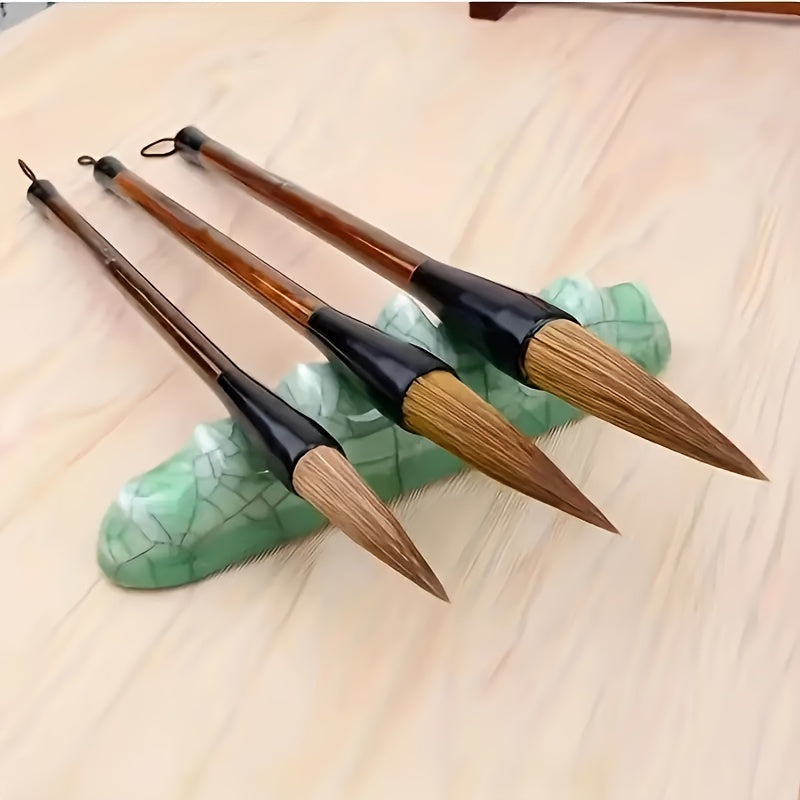 3pcs/1 Set High Quality Chinese Painting Brush School Special Brush Chinese Style Brush Art Supplies Student Painting Brush