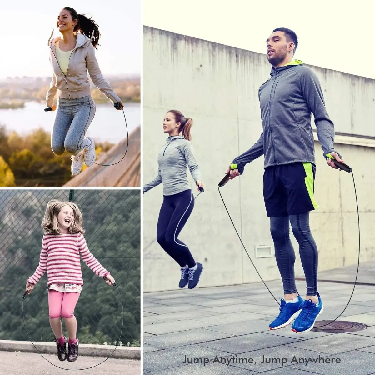 Cuerda Para Saltar 3 Metros Ajustable Unisex Crossfit Box